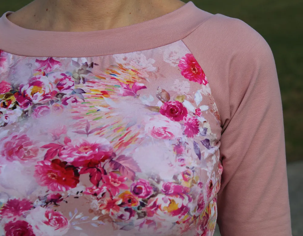 Tričko staroružové s ružami