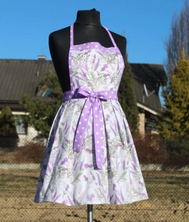 Dámska zásterka levanduľovo-fialová